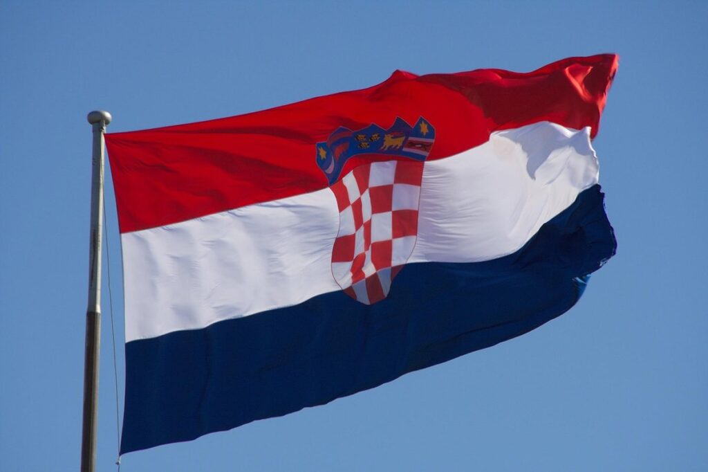 Croatian flag or Croatian language