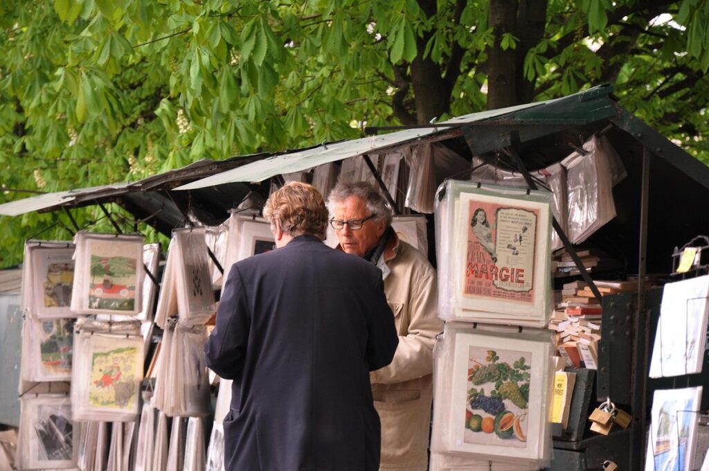 Paris shopping market